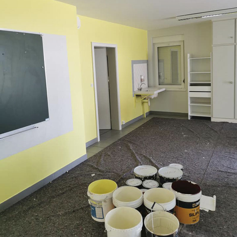 Rénovation école maternelle Peinture Storck & Fils